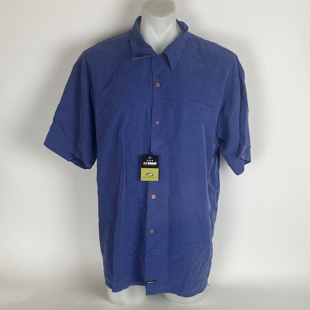 New W/ Flaws BC Ethic Lounge Short Sleeve Button Down Shirt Men's XXL